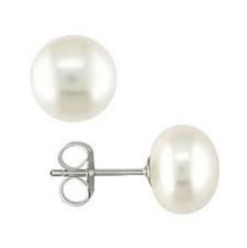 Freshwater Cultured Pearl Earrings  [2CPFE0191]