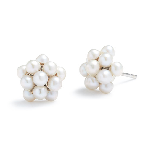 Freshwater Cultured Pearl Earrings [2CPFE0515]