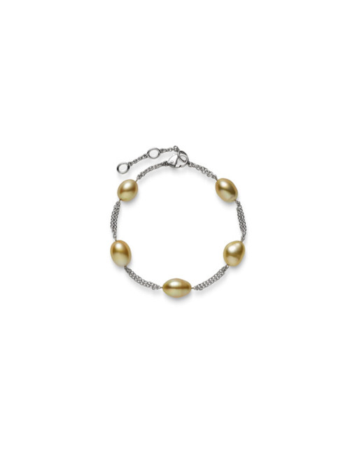 Cultured South Sea Pearl Bracelet [2CPSB0063]