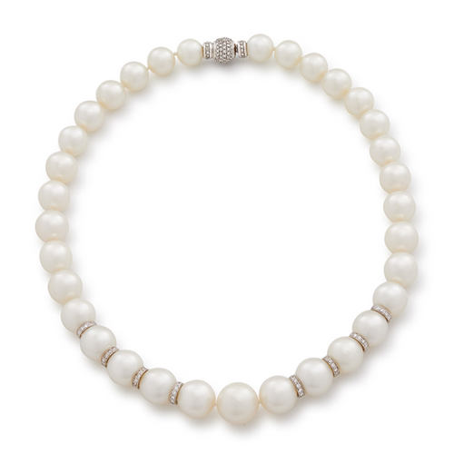 Cultured South Sea Pearl Necklace [2CPSN0072]
