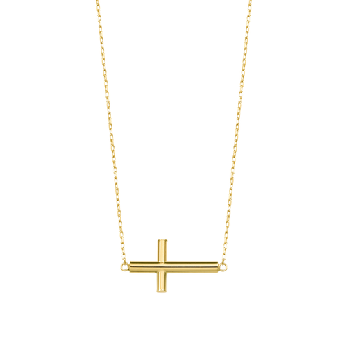 Sideways Cross Necklace [2DCRS1021]