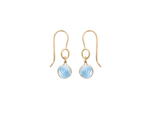 Blue Topaz Earrings [2EBLT0210]