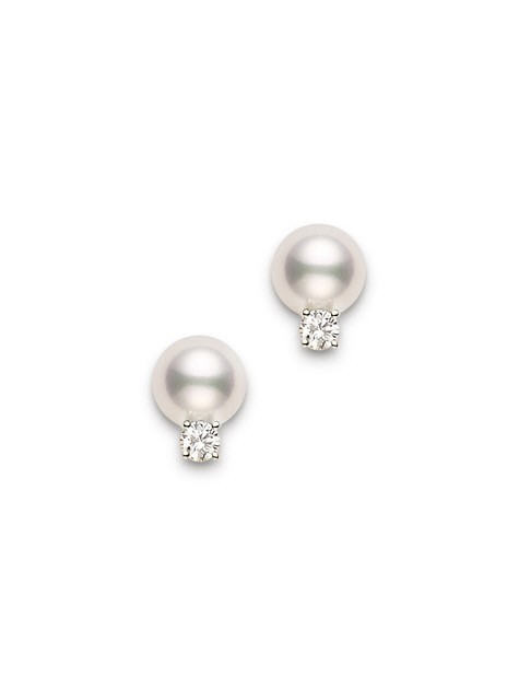 Cultured Pearl Earrings [2ECPX1384]