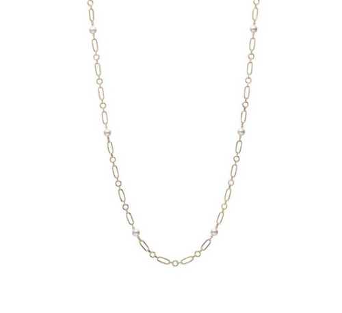 M Collection Pearl Necklace [2NGGS1603]