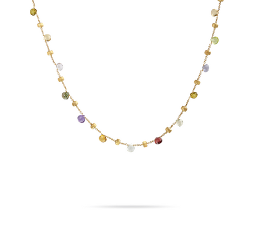 Mixed Gemstone Short Necklace [2NGEM0864]