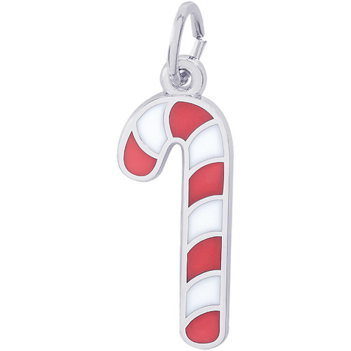 Enamel Candy Cane Charm [2YCHM0587]