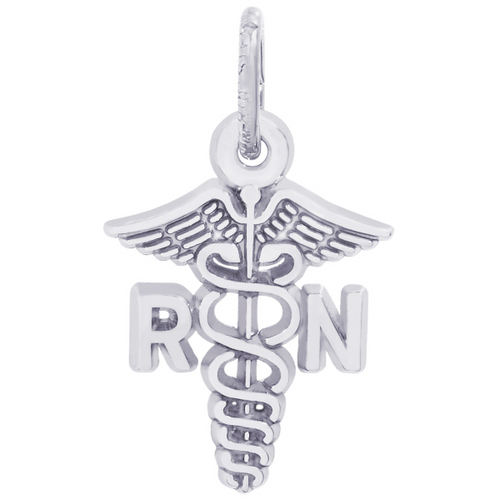 Registered Nurse Caduceus Charm [2YCHM1010]