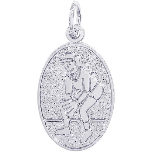 Female Softball Player Charm [2YCHM1020]