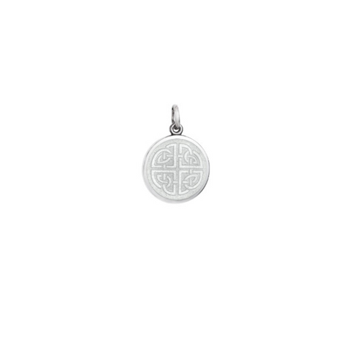 Small White Mother and Daughter Knot Pendant [2YCHM1791]