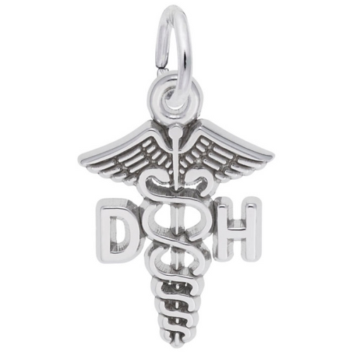 Dental Hygienist Caduceus Charm [2YCHM1818]