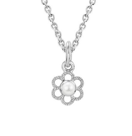 Freshwater Pearl Flower Pendant [2YSGD0545]
