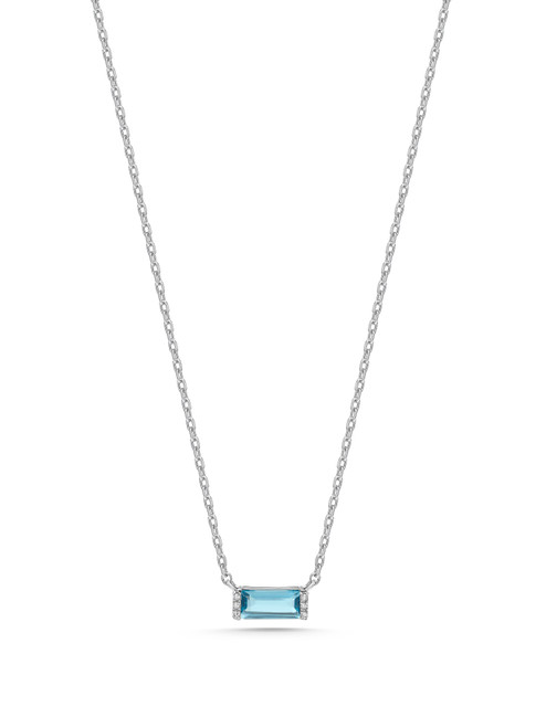 Gemstone Pendant in Sterling Silver [2YSGD0697]