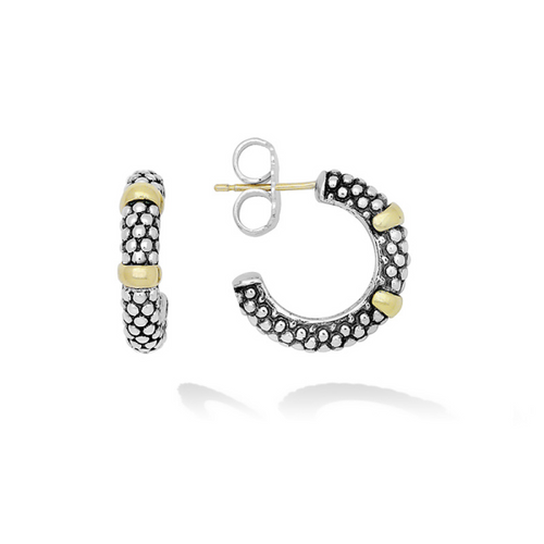 Signature Caviar  Hoop Earrings [2YSHP0577]