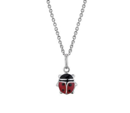 Ladybug Pendant Necklace [2YSPD0239]