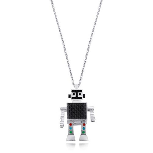 Robot Pendant Necklace [2YSPD0575]