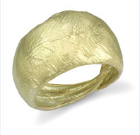 Aaron Henry Olive Leaf Ring in 18k Yellow Gol [3LGLD1447]