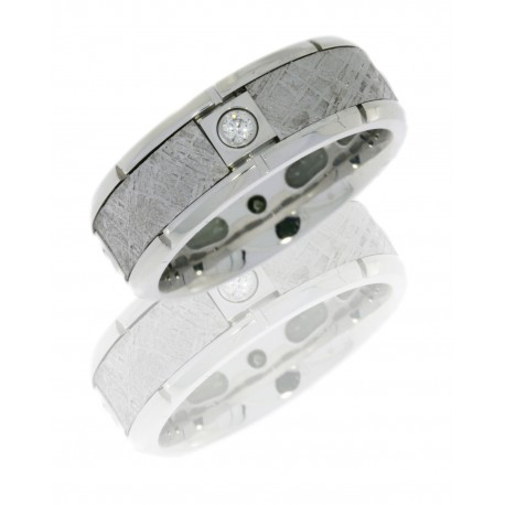 Colbalt Chrome Wedding Ring [3WMIS0811]