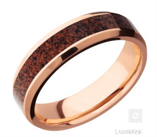 Dino Mosiac Wedding Ring [3WMIS1163]