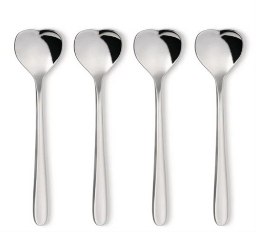 Stainless Caffe Sugar Spoon S/4 [5CSTA0651]