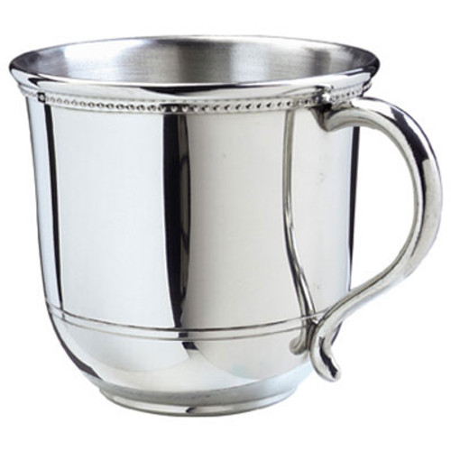Pewter Lux Baby Beaded Cup [5PCHI0098]