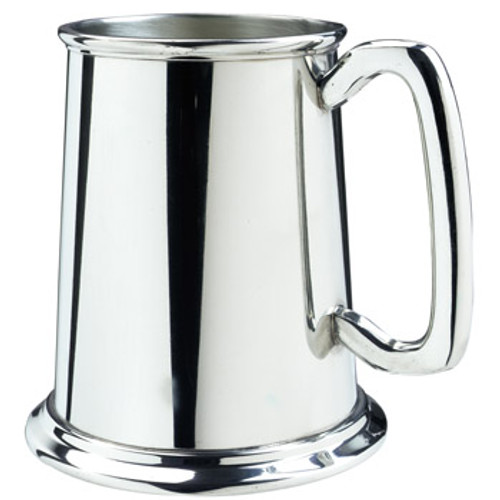 Pewter Glass Bottom Tankard 16o [5PHOL1003]