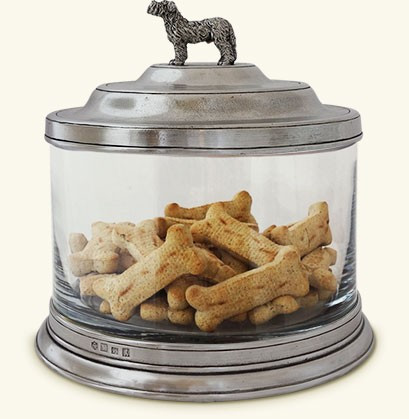 Glass Cookie Jar With Dog Final [5PHOL1072]