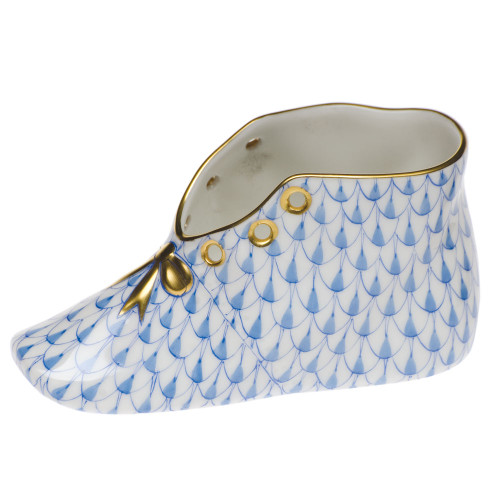 Blue Fishnet Baby Shoe [6BABY1123]