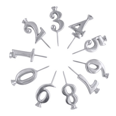 Candle Number Holder Set of 10 [6BABY1398]