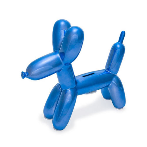 Blue Balloon Dog Bank [6BABY1485]