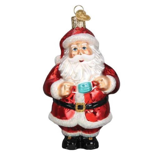 Santa Revealed Ornament | Lux Bond & Green