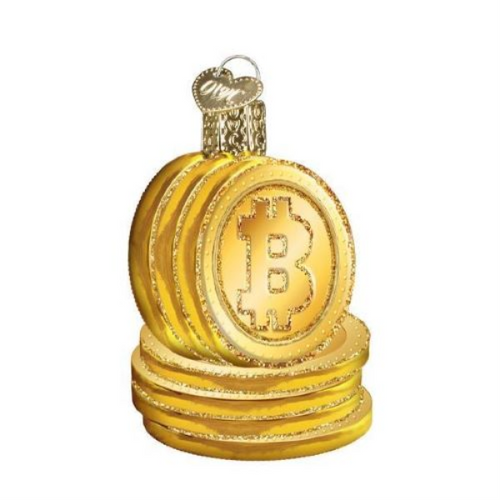 Bit Coin Ornament  [6CORN4388]