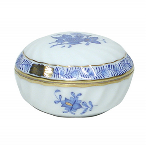 Chinese Bouquet Blue Ring Box [6GIFF3010]