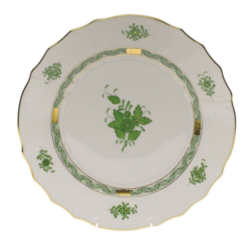 Chinese Bouquet Green Dinner Plate [6HEGR1102]