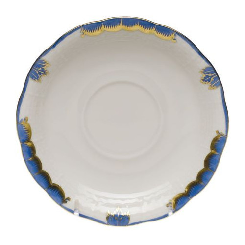 Princess Victoria Blue Saucer [6HEVB1107]