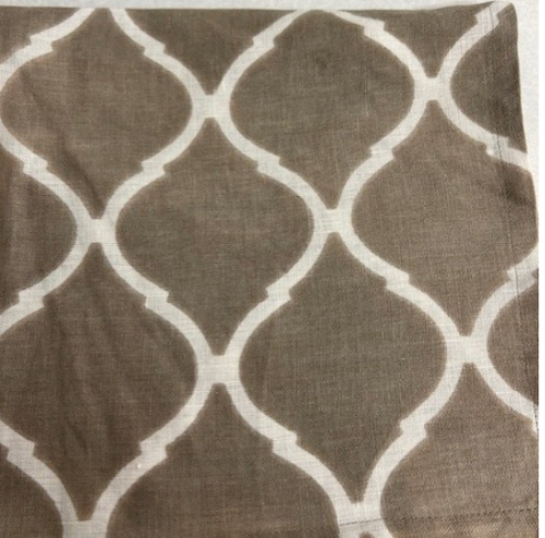 Kim Seybert Tile Grey White Napkin [8TNAP0227]