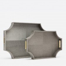 Serving Tray Pewter Brass [8TRAY0349]