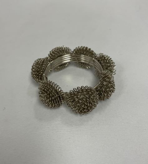 Mesh Pom Pom  Ring [8TRNG0023]