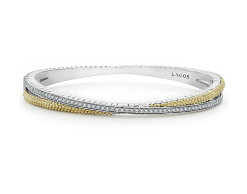 Caviar Lux Diamond Bangle Bracelet [2YSDB0365]