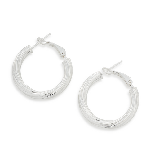 Twisted Hoop Earrings [JEHOP0063]
