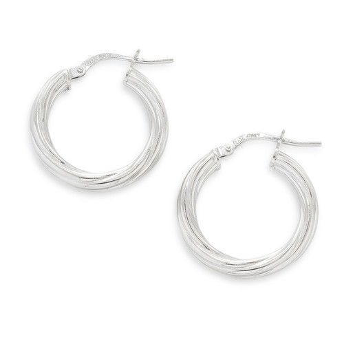 Twisted Hoop Earrings [JEHOP0073]