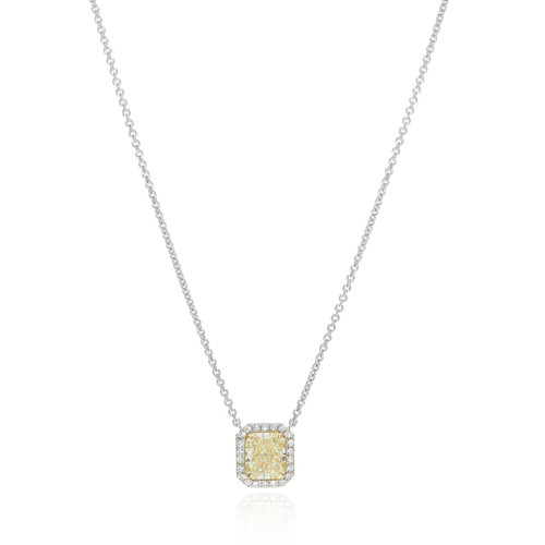 Fancy Yellow Diamond Pendant [JNPEN0059]