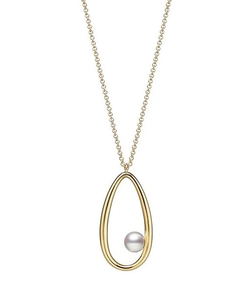 Moon Dew Akoya Cultured Pearl Pendant [JNPEN0098]
