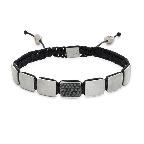 Pave Diamond Plate Bracelet [JBOTH0026]