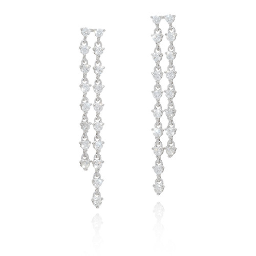 Diamond Tassel Earrings [JEOTH0081]