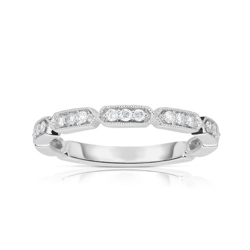 Diamond Milgrain Ring [1WADX5280]