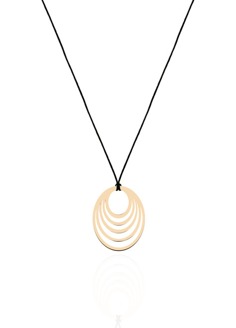 Oval Drop Necklace [JNOTH0099]