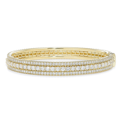 Siena Gold Diamond Bangle [JBBAC0089]