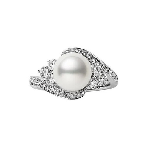 Pearl and Diamond Ring [JROTH0195]