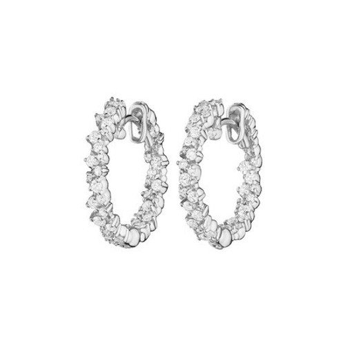Extra Small Confetti Hoop Earrings
 [1EAHP0981]