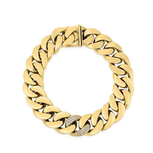 Oro Curb Link Braceler [JBOTH0231]
